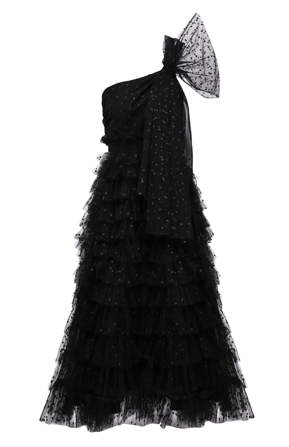 Платье REDVALENTINO черного цвета по цене 208000 руб., арт. WR3VABL5/5YP, фото 1 Платье REDVALENTINO, арт. WR3VABL5/5YP, фото 1