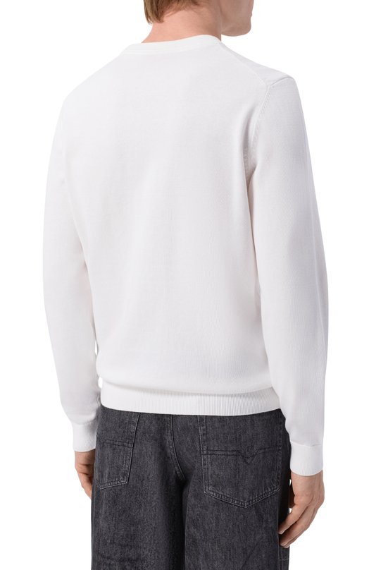 Хлопковый джемпер HUGO 50553588 Белый  50553588 Фото 4