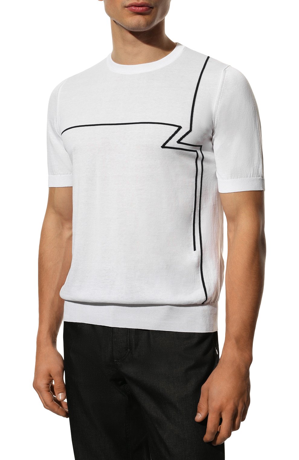 Хлопковый джемпер ZILLI SPORT, арт. MBX-NT660-D0UZ1/MC01, фото 3