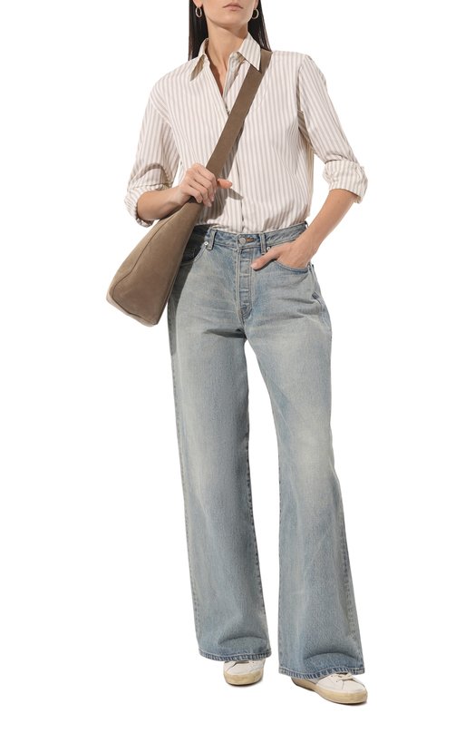 Кожаные кеды Superstar Golden Goose Deluxe Brand GWF00101.F004065 Белый  GWF00101.F004065 Фото 2