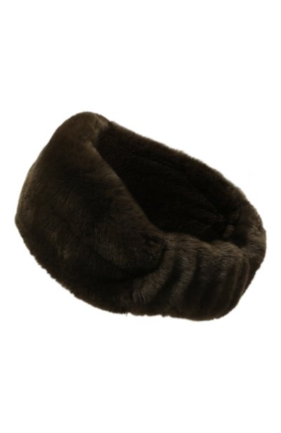 Меховой ободок из кролика YVES SALOMON, арт. 23WAA100XXKREX, фото 3