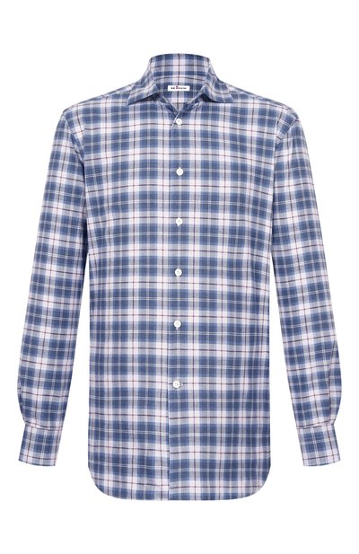 Мужская хлопковая рубашка KITON, арт. UCCH0943902