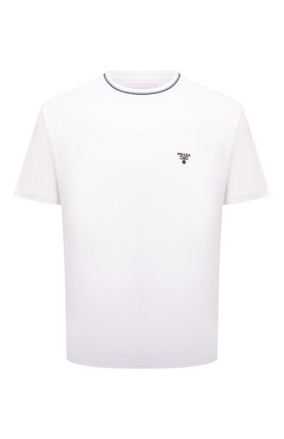 Хлопковая футболка PRADA, арт. UJN797-710-F0009-221, фото 1