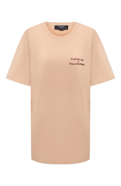 Женская хлопковая футболка STELLA MCCARTNEY, арт. 601849/SMP91