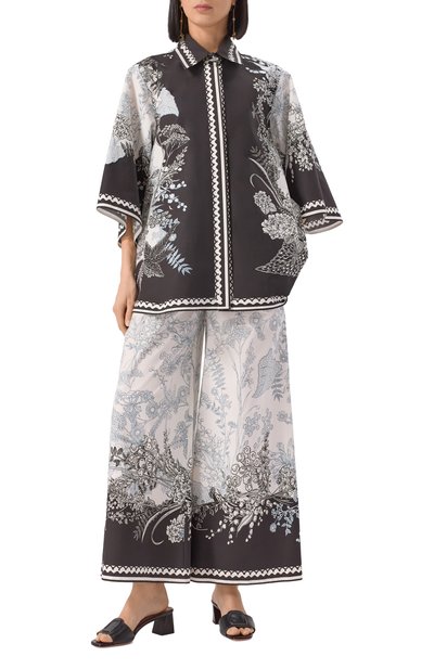 Хлопковые брюки ELIE SAAB, арт. P0078, фото 2