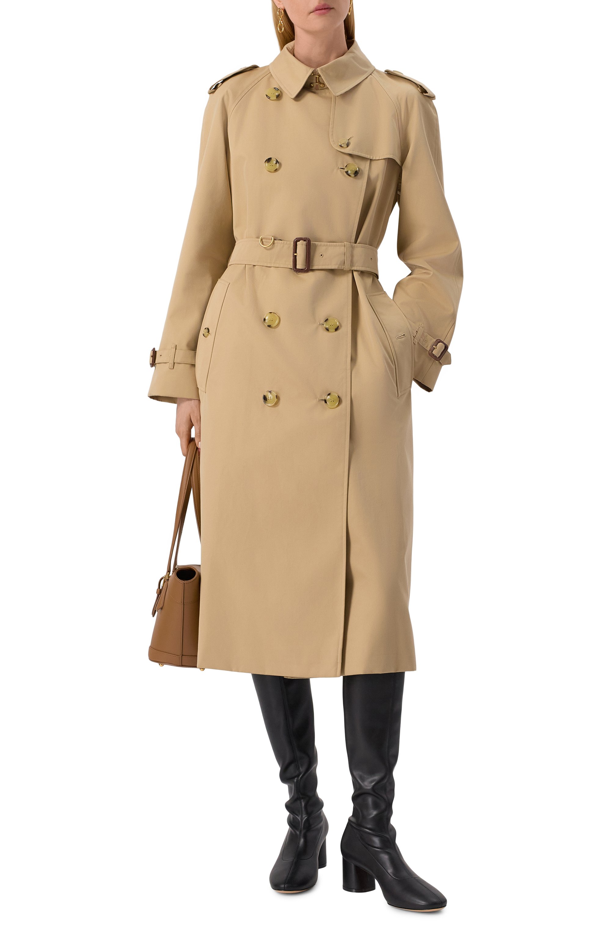 Хлопковый тренч BURBERRY, арт. 8079420, фото 2