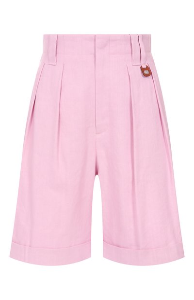 Женские шорты изо льна и вискозы LORENA ANTONIAZZI, арт. E2534PA97A/3347