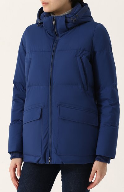 Пуховик на молнии с карманами и капюшоном LORO PIANA, арт. FAF9067, фото 3