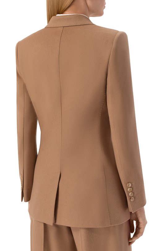 Кашемировый жакет Dolce & Gabbana F29KKT/FU2AX Бежевый  F29KKT/FU2AX Фото 4