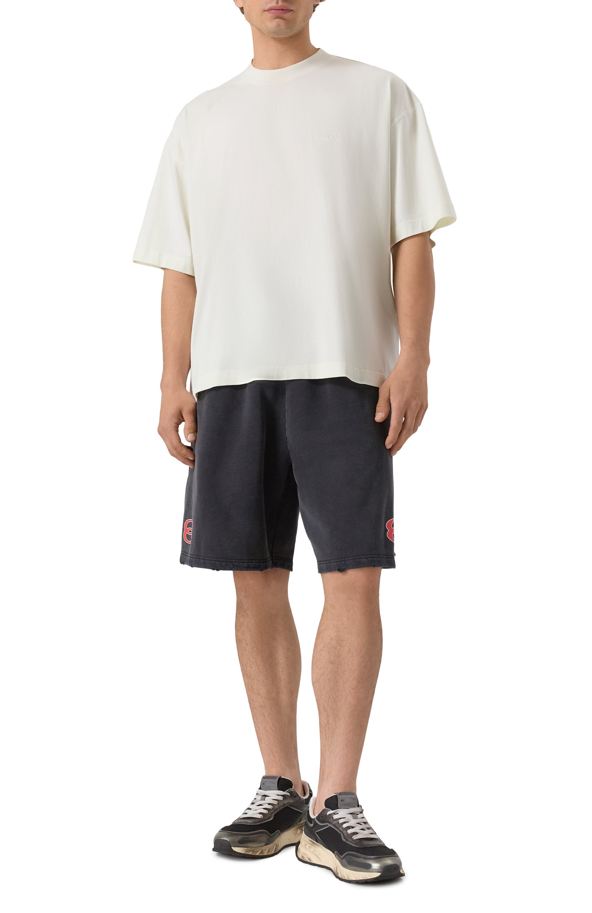 Хлопковая футболка VETEMENTS, арт. UH76TR100I/1000 LIGHT JERSEY, фото 2