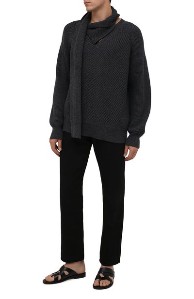 Кожаные шлепанцы sinouhe CHRISTIAN LOUBOUTIN, арт. 3210554/SIN0UHE FLAT, фото 2