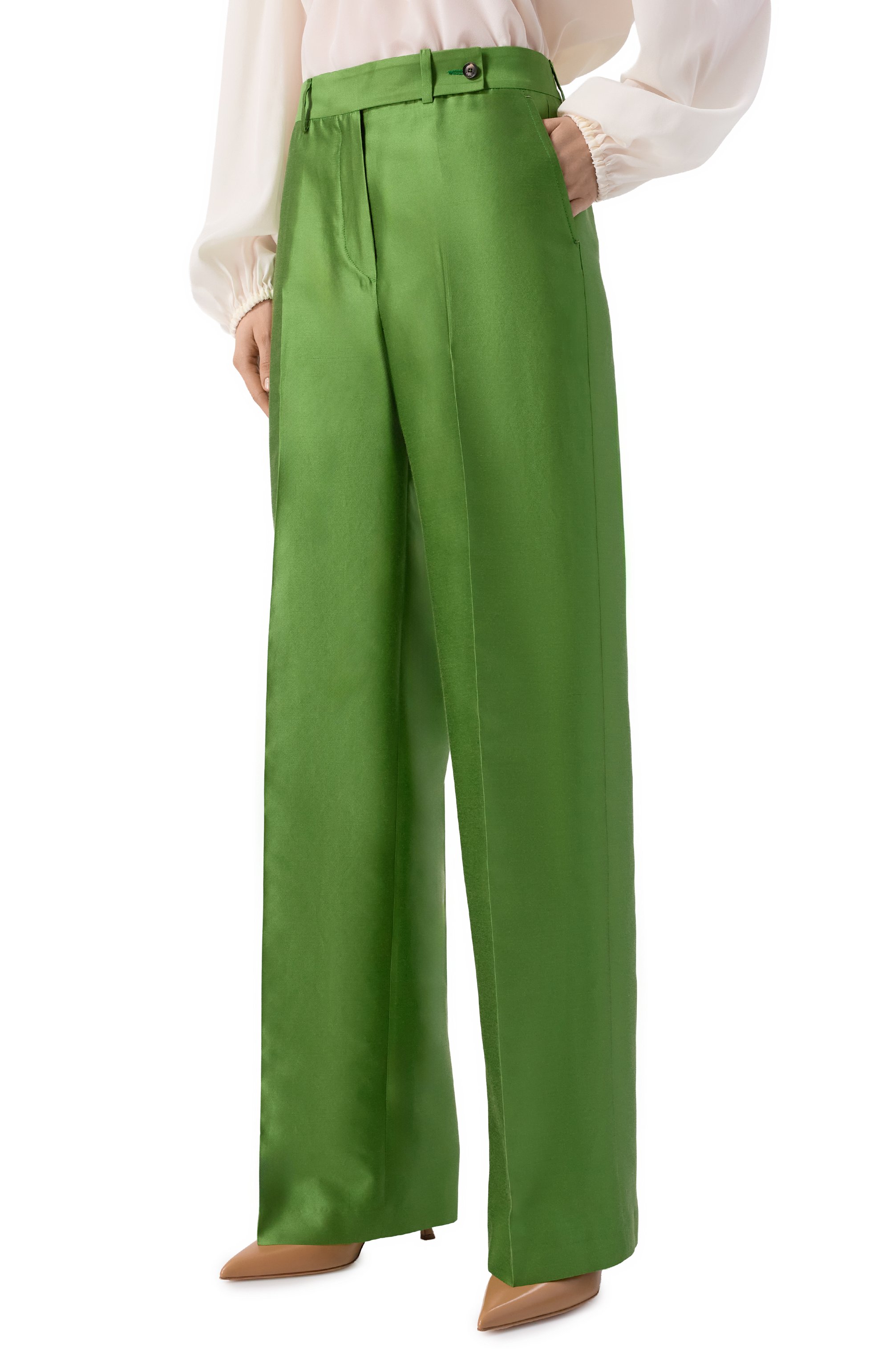 Брюки из хлопка и шелка KITON, арт. D48109K09R19, фото 3