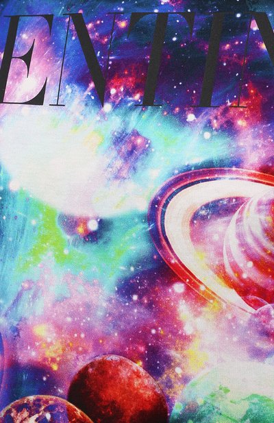 Хлопковая футболка VALENTINO черного цвета по цене 74600 руб., арт. WV3MG10V7L9, фото 5 Хлопковая футболка VALENTINO, арт. WV3MG10V7L9, фото 5