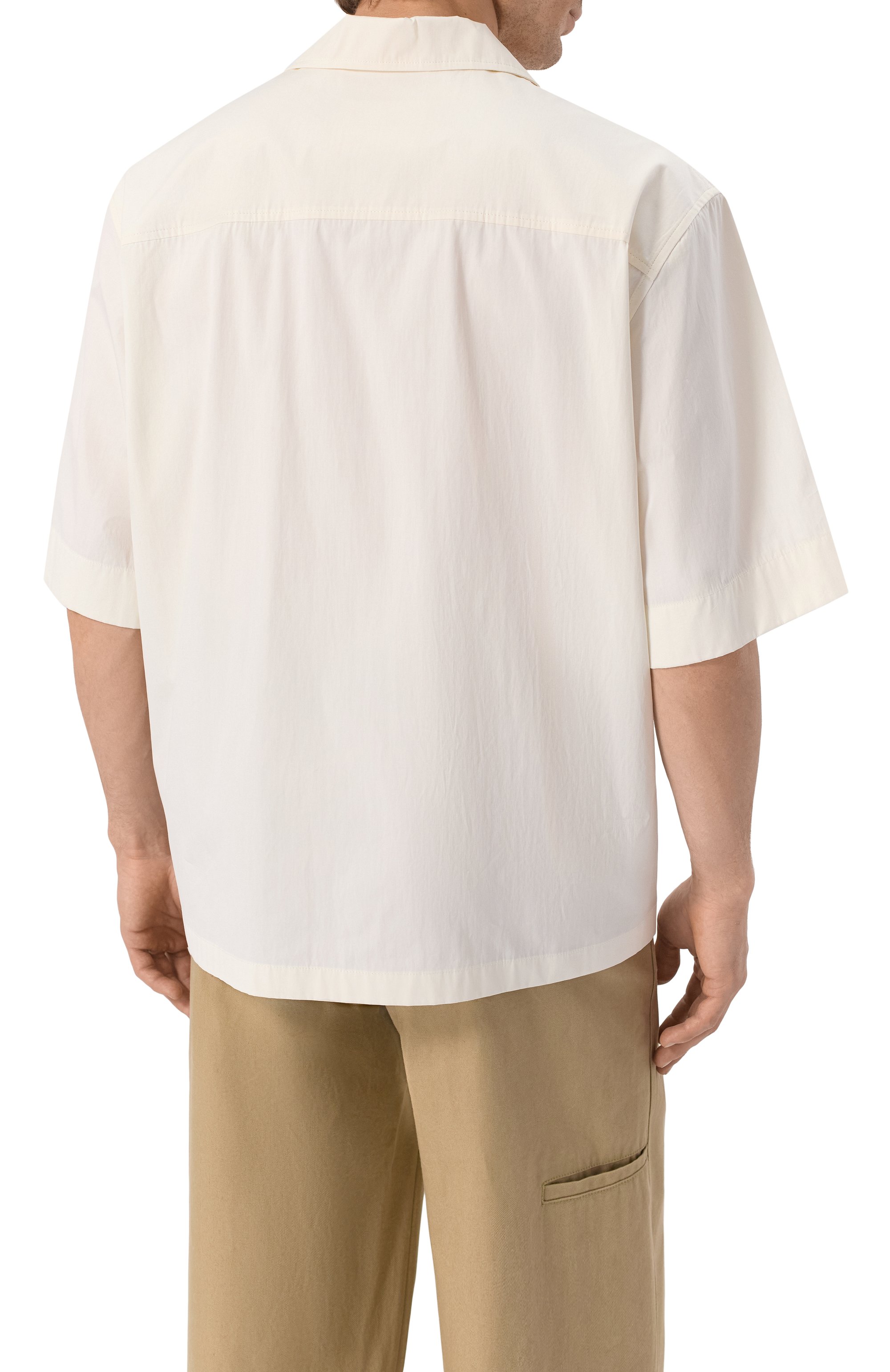 Хлопковая рубашка JIL SANDER, арт. J47DL0166/J45292, фото 4