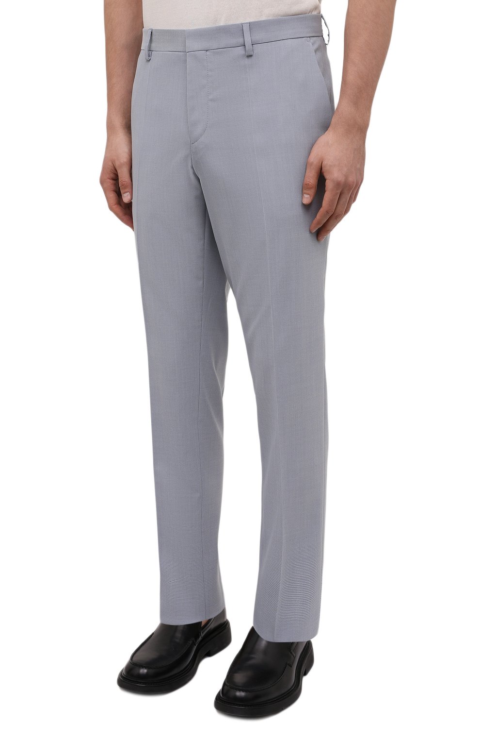 Однобортный костюм HUGO серо-голубого цвета по цене 49950 руб., арт. 50474842, фото 4 Однобортный костюм HUGO, арт. 50474842, фото 4