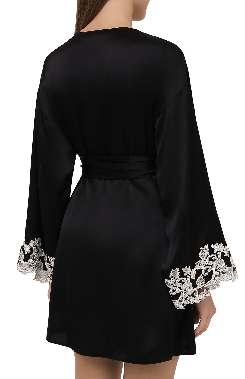 Шелковый халат LA PERLA, арт. 0019230/0202, фото 4