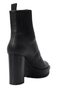 Женские кожаные ботильоны martis GIANVITO ROSSI черного цвета, арт. G73833.70CU0.CE0NENE | Фото 5 (Материал внутренний: Натуральная кожа; Материал сплава: Проставлено; Драгоценные камни: Проставлено; Каблук высота: Высокий; Подошва: Платформа; Материал утеплителя: Без утеплителя; Каблук тип: Устойчивый; Материал внешний: Натуральная кожа)
