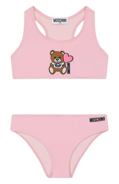 Раздельный купальник MOSCHINO светло-розового цвета по цене 10700 руб., арт. HAL00P/LKA00/4-8, фото 1 Раздельный купальник MOSCHINO, арт. HAL00P/LKA00/4-8, фото 1