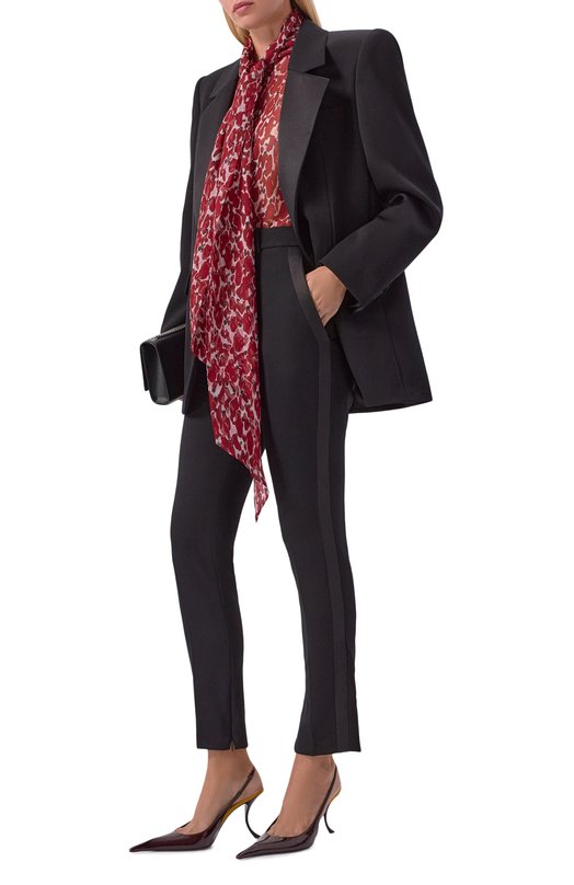 Кожаные туфли Apolline 85 Saint Laurent 852535/1TVAN Коричневый  852535/1TVAN Фото 3