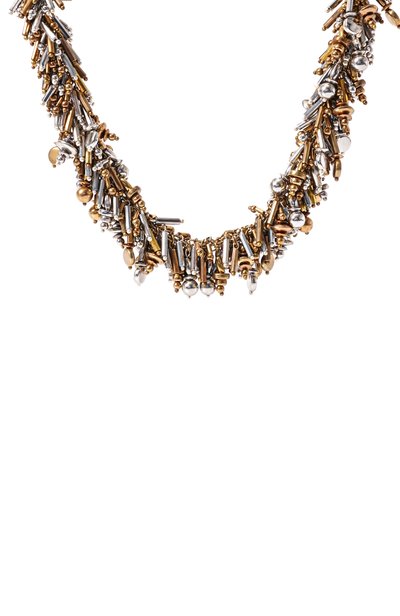 Колье DRIES VAN NOTEN разноцветного цвета по цене 105000 руб., арт. 138209/0098, фото 4 Колье DRIES VAN NOTEN, арт. 138209/0098, фото 4