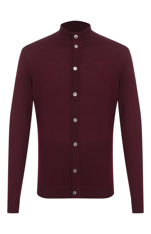 Шерстяной кардиган Daniele Fiesoli DF9049 Бордовый DF9049