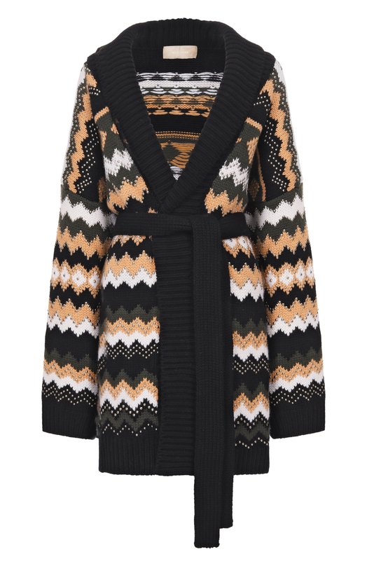 Кардиган из шерсти и кашемира Elie Saab J0174EF25/CK010 Разноцветный J0174EF25/CK010