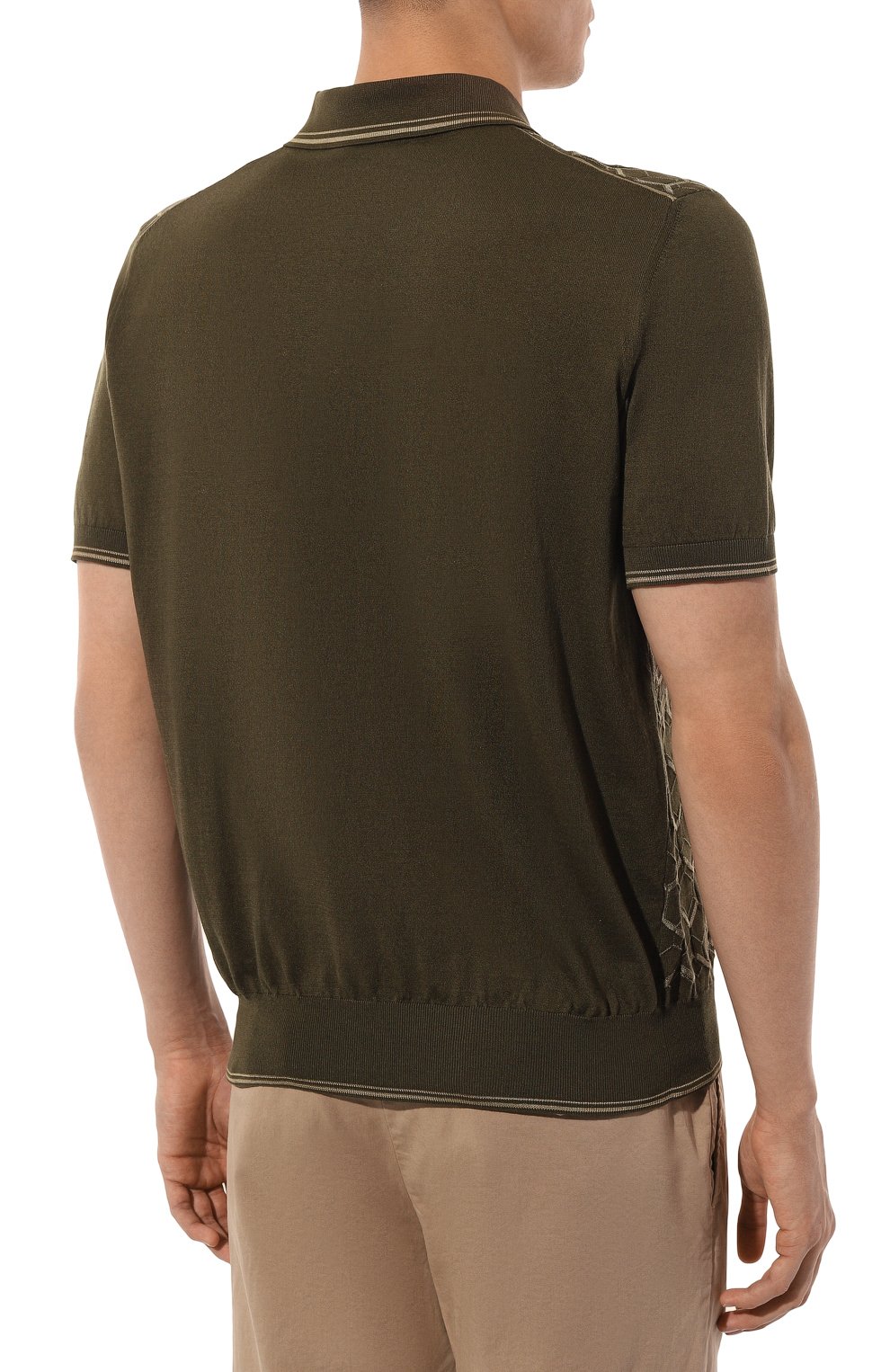 Поло из хлопка и шелка STEFANO RICCI, арт. K818068P31/F24173, фото 4