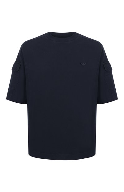 Мужская хлопковая футболка EMPORIO ARMANI, арт. EM004910/AF13715