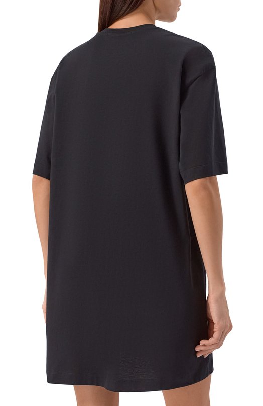 Хлопковое платье MSGM 2000MDA510 200002 Чёрный  2000MDA510 200002 Фото 3