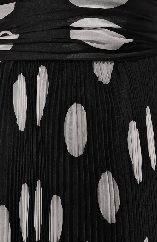 Шелковое платье Dolce & Gabbana F6JJET/IS1I7 Чёрный  F6JJET/IS1I7 Фото 5