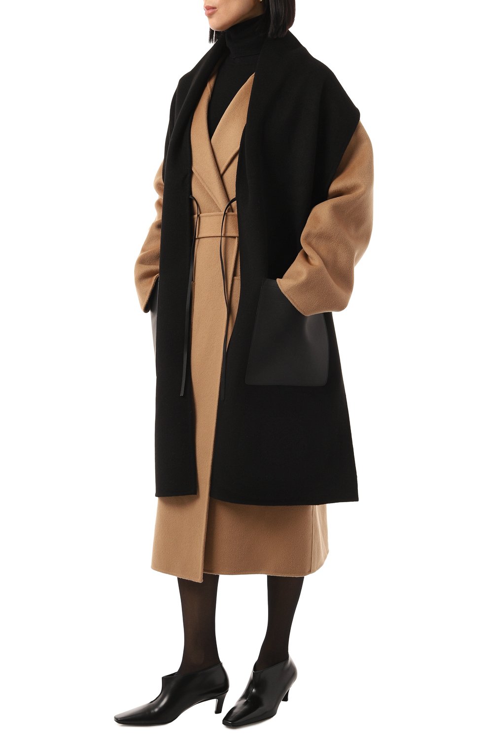 Шерстяная накидка YVES SALOMON, арт. 25WAA003XXCATL, фото 2