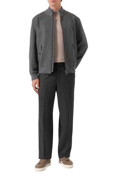 Шерстяной бомбер 12 STOREEZ, арт. 132766, фото 2