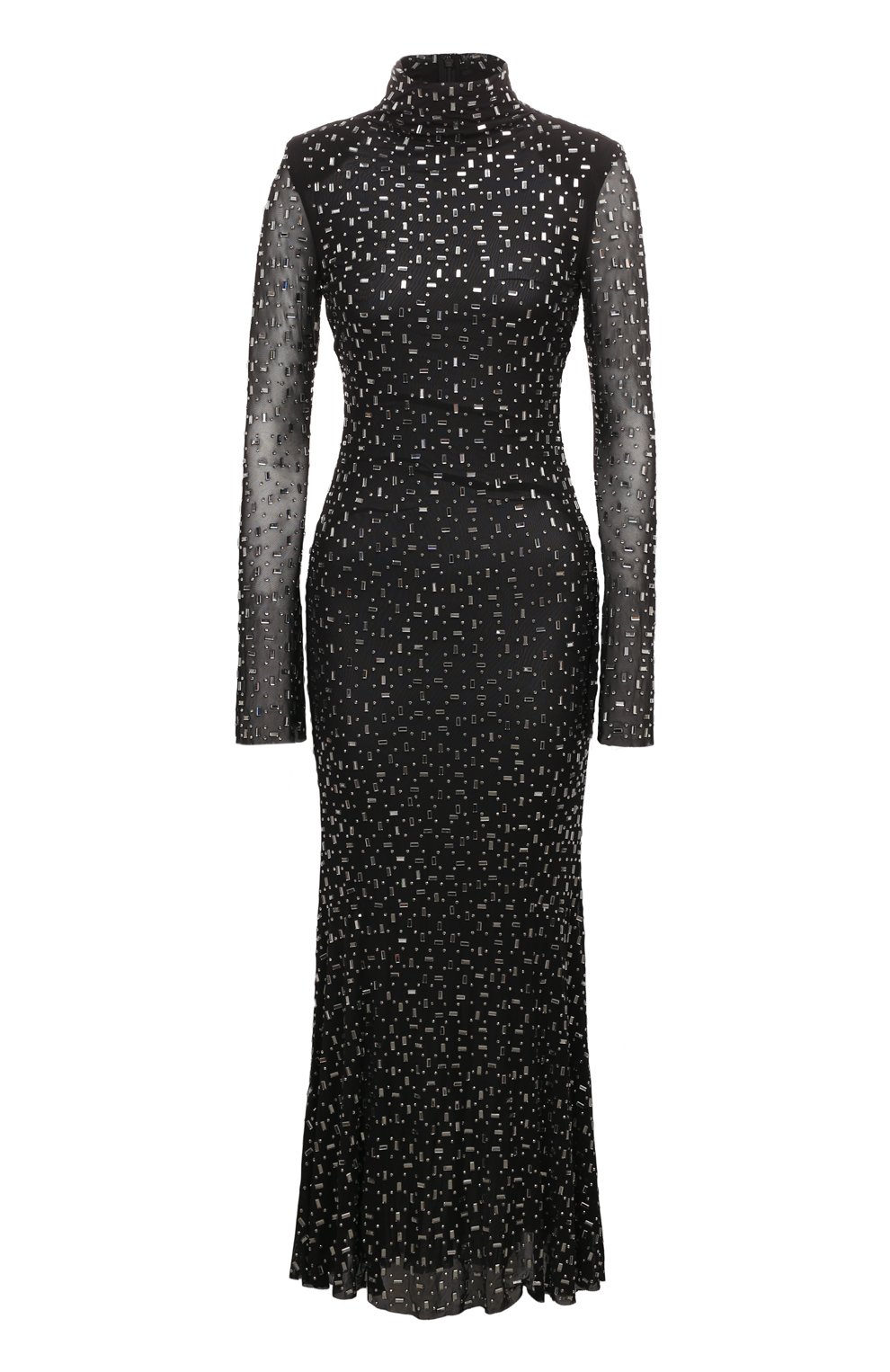 Платье с отделкой с тразами SELF-PORTRAIT, арт. AW23-092MA-B, фото 1