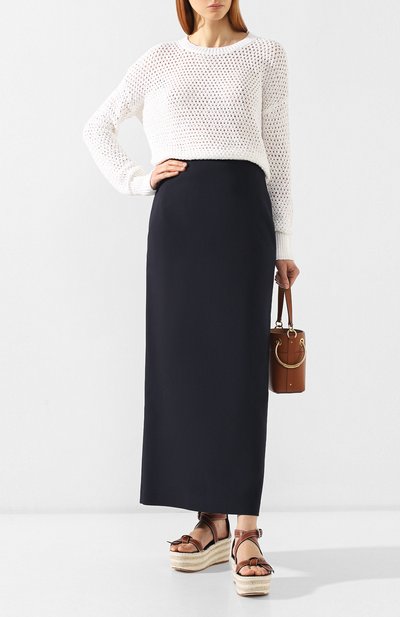 Юбка-макси JIL SANDER NAVY, арт. JNWM3508F/JM2124, фото 2