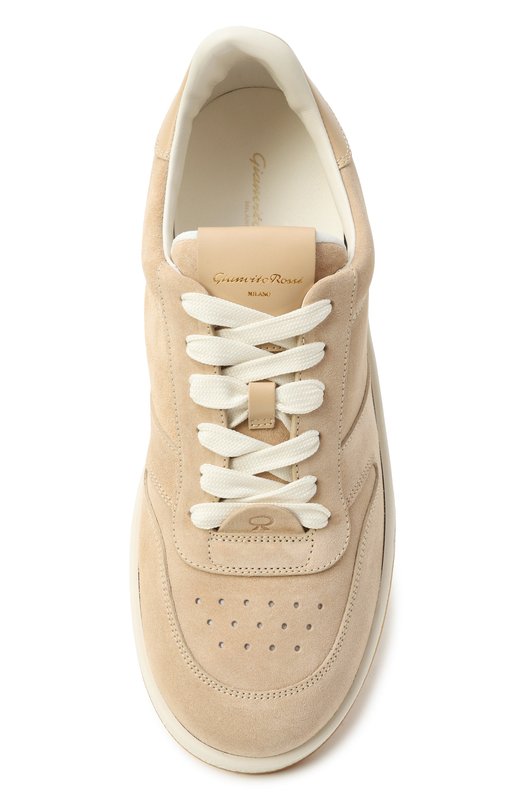 Замшевые кеды Slam Gianvito Rossi U25381.M1WMI.SUCSAND Бежевый  U25381.M1WMI.SUCSAND Фото 6