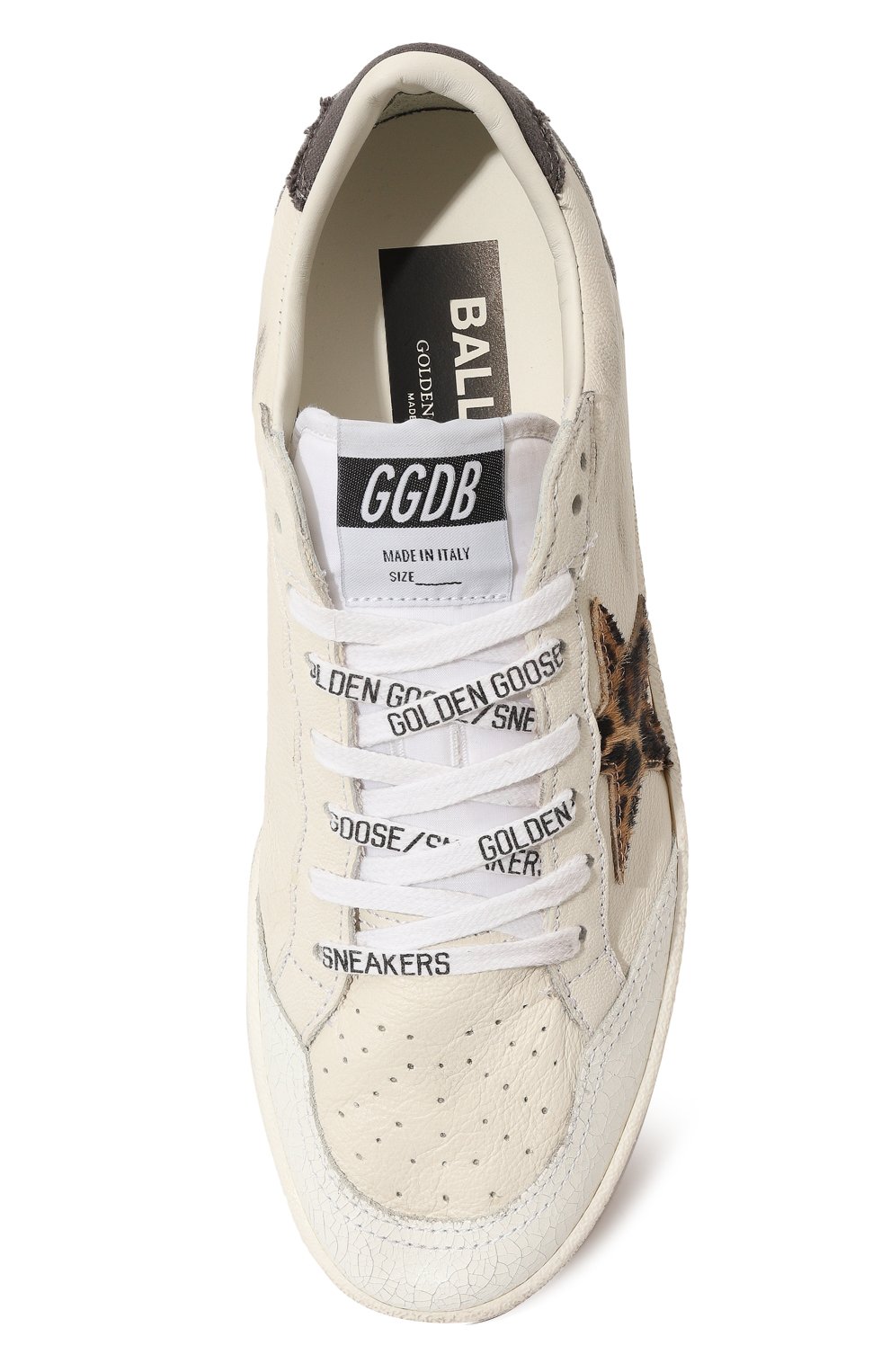 Кожаные кеды ball star GOLDEN GOOSE DELUXE BRAND, арт. GWF00117.F002504, фото 6