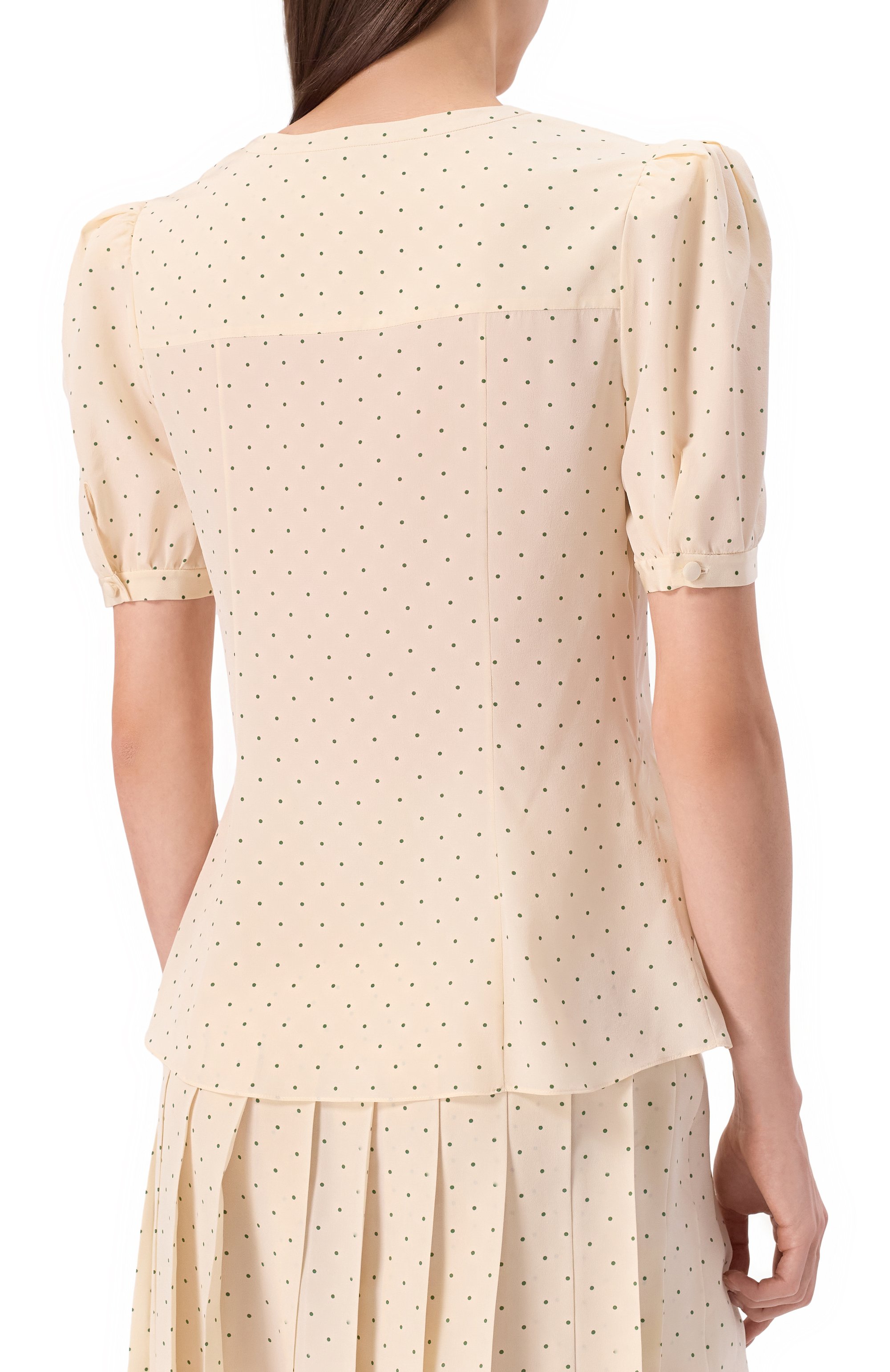 Шелковая блузка ALESSANDRA RICH, арт. FABX4036-F4508, фото 4