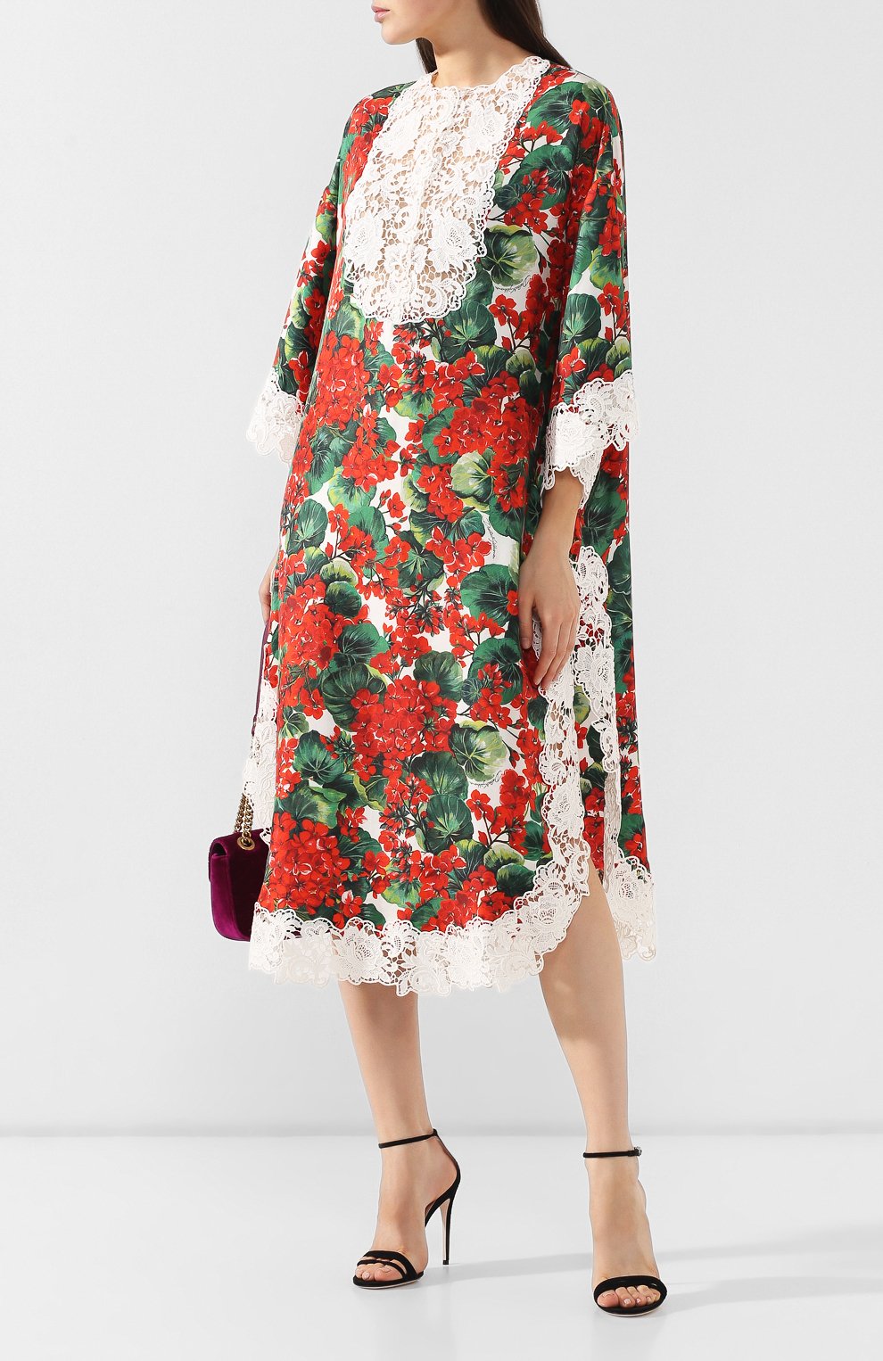 Шелковое платье DOLCE & GABBANA, арт. F6C3RZ/HS1ZW, фото 2