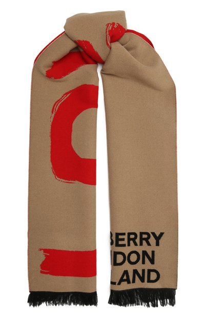 Шерстяной шарф BURBERRY, арт. 8037534, фото 1