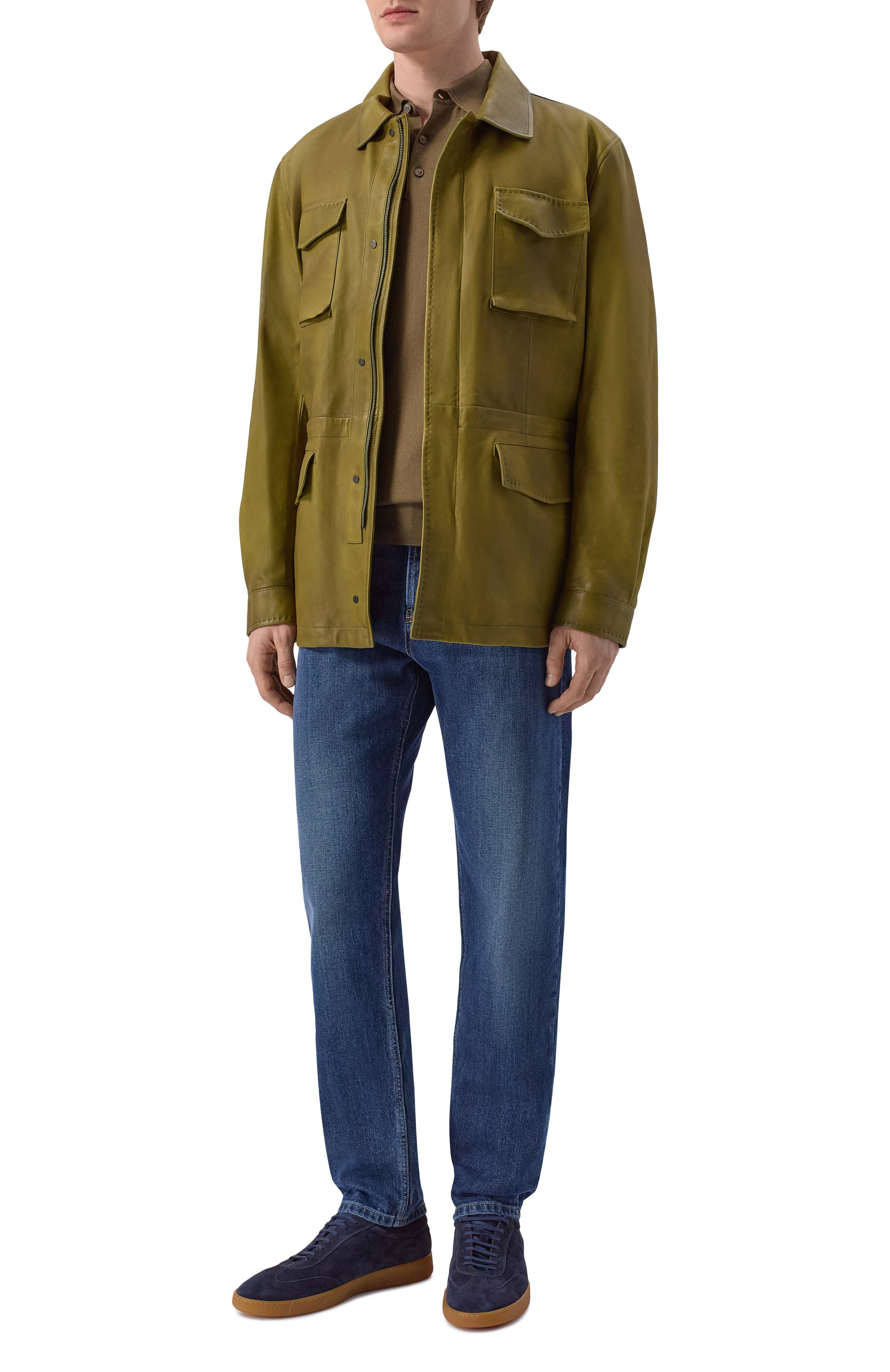 Кожаная куртка KITON, арт. UW2381V0818H, фото 2