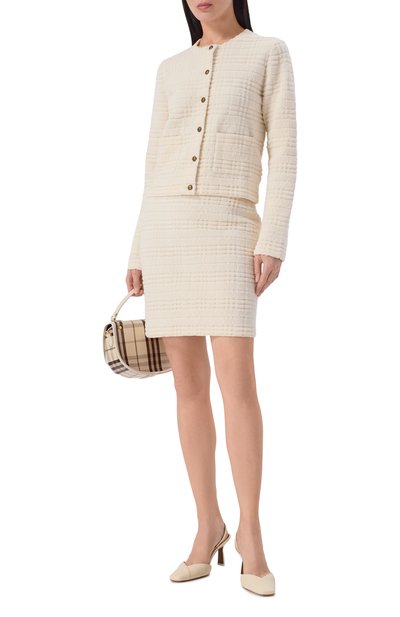 Женская шерстяная юбка BURBERRY, арт. 8121111