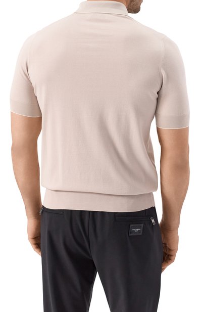 Хлопковое поло BRUNELLO CUCINELLI, арт. M29805205, фото 4