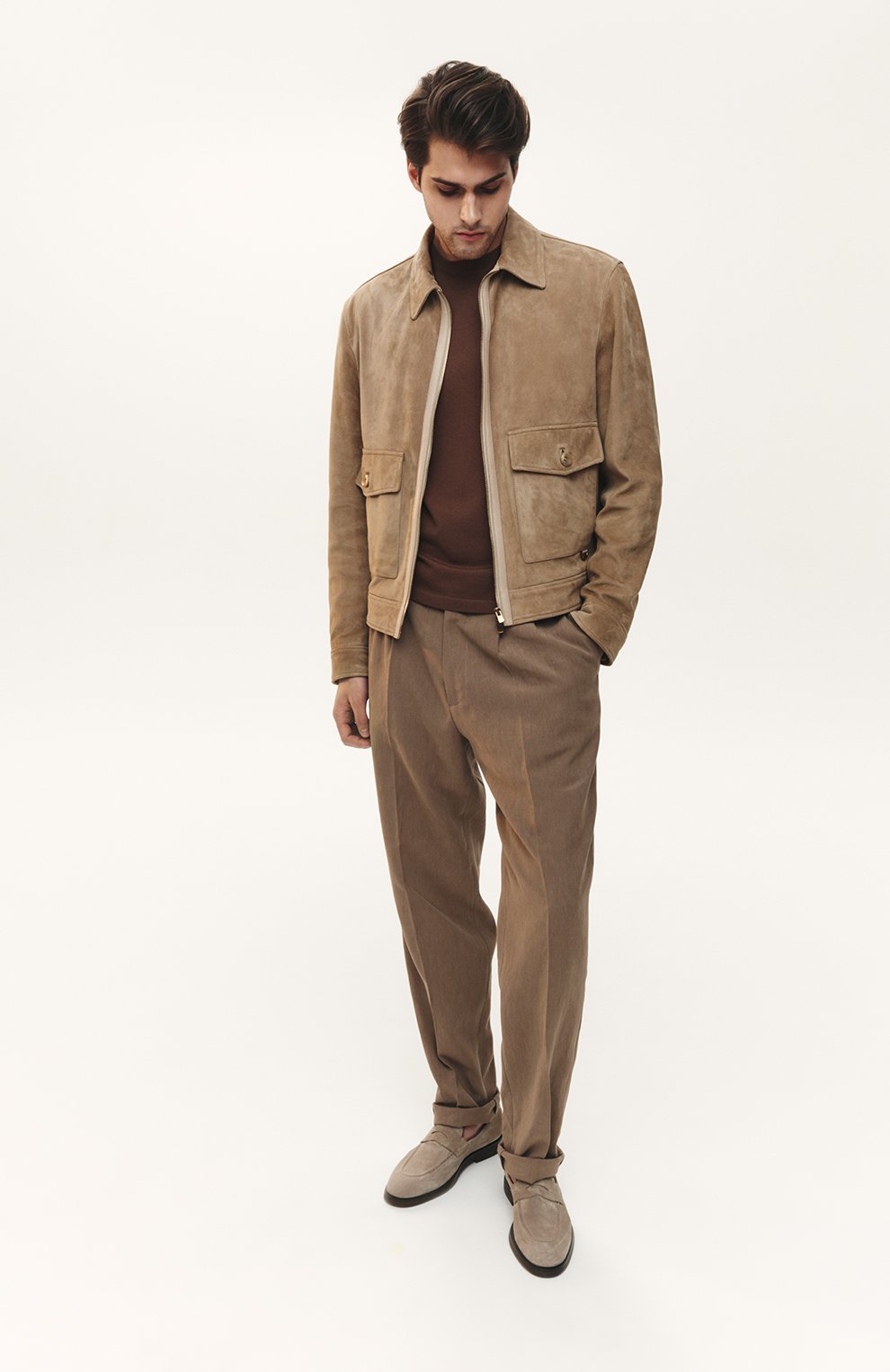 Замшевые пенни-лоферы BRUNELLO CUCINELLI, арт. MZUSIB2167, фото 7