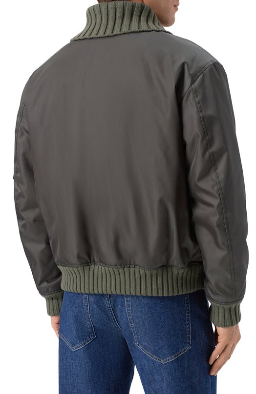 Утепленный бомбер MVST M25.1PM.0004*/NIPALY ZER0 Хаки  M25.1PM.0004*/NIPALY ZER0 Фото 4