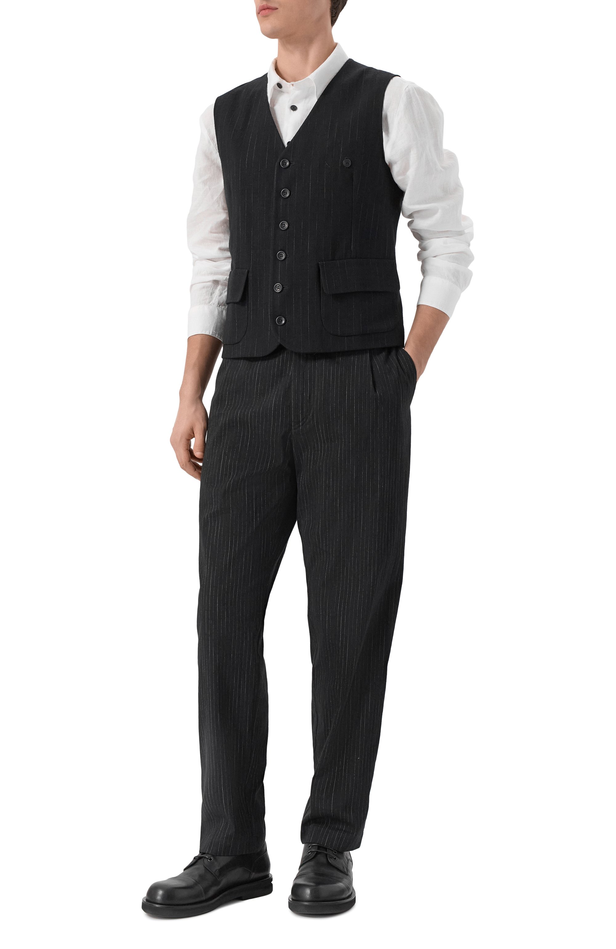 Жилет из хлопка и шерсти HANNES ROETHER, арт. JU26PITER.7082, фото 2