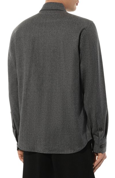 Шерстяная рубашка CAPOBIANCO, арт. 15M501.FL00., фото 4