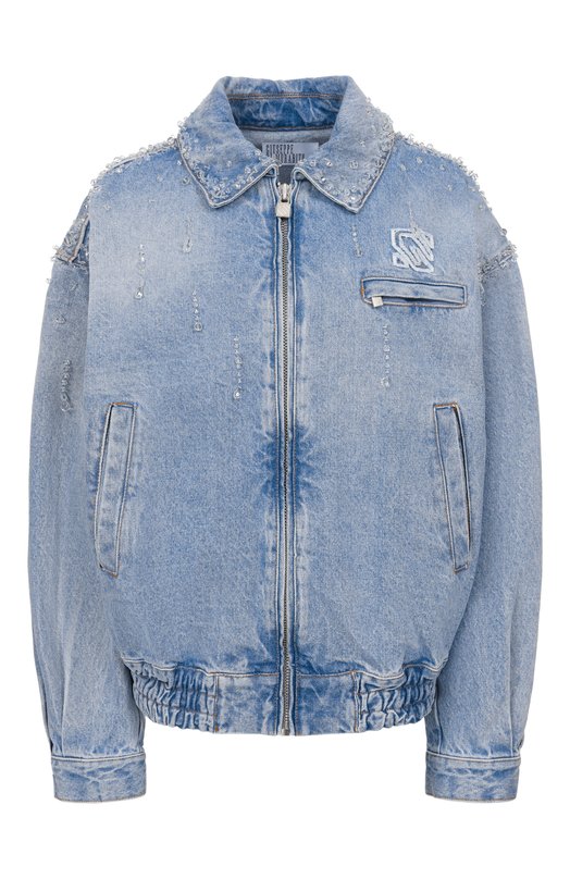 Джинсовая куртка Giuseppe di Morabito 06PSDNB096R 16407 Голубой 06PSDNB096R 16407
