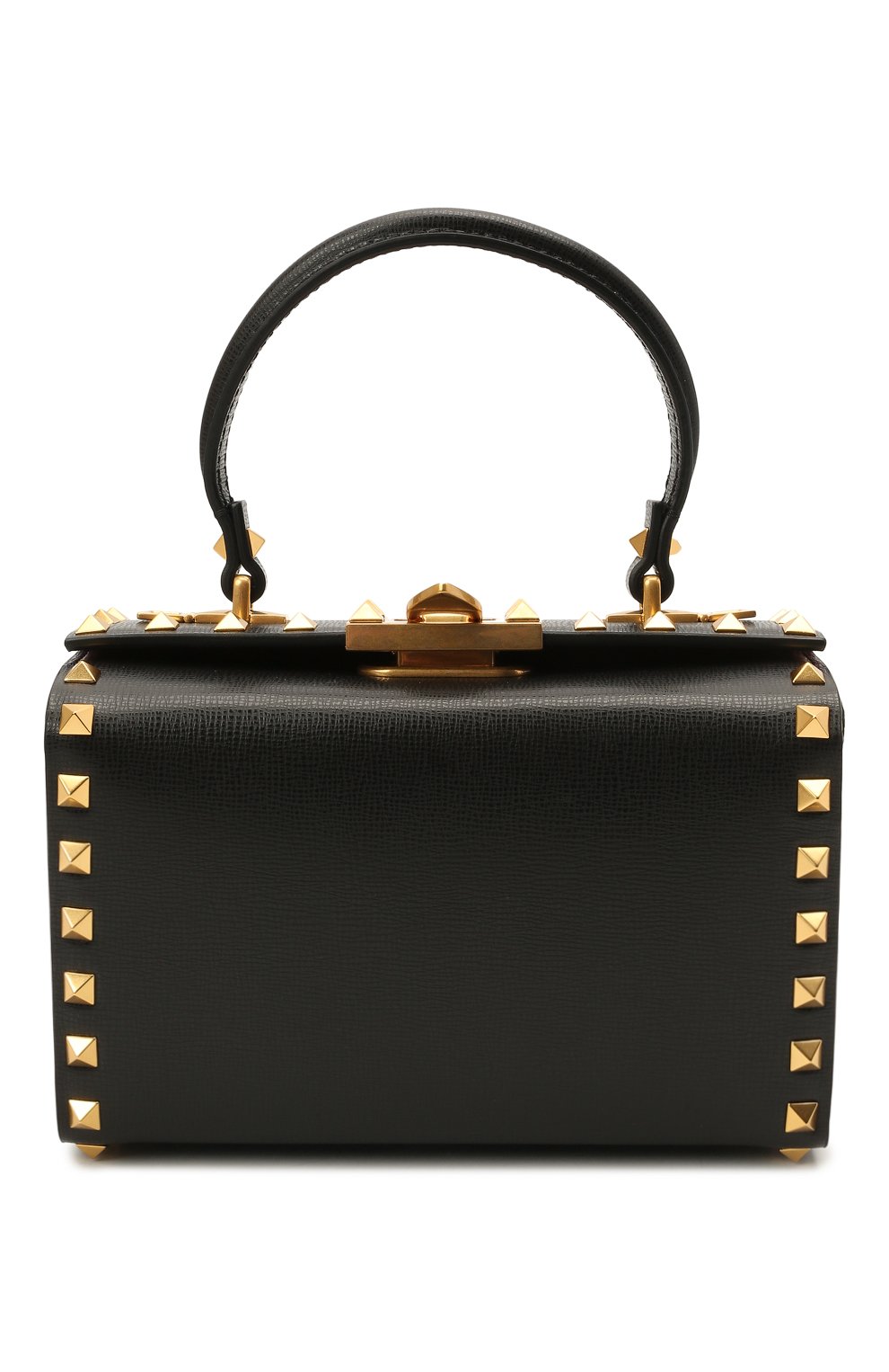 Сумка rockstud alcove VALENTINO черного цвета по цене 287500 руб., арт. WW2B0J73/WAX, фото 1 Сумка rockstud alcove VALENTINO, арт. WW2B0J73/WAX, фото 1