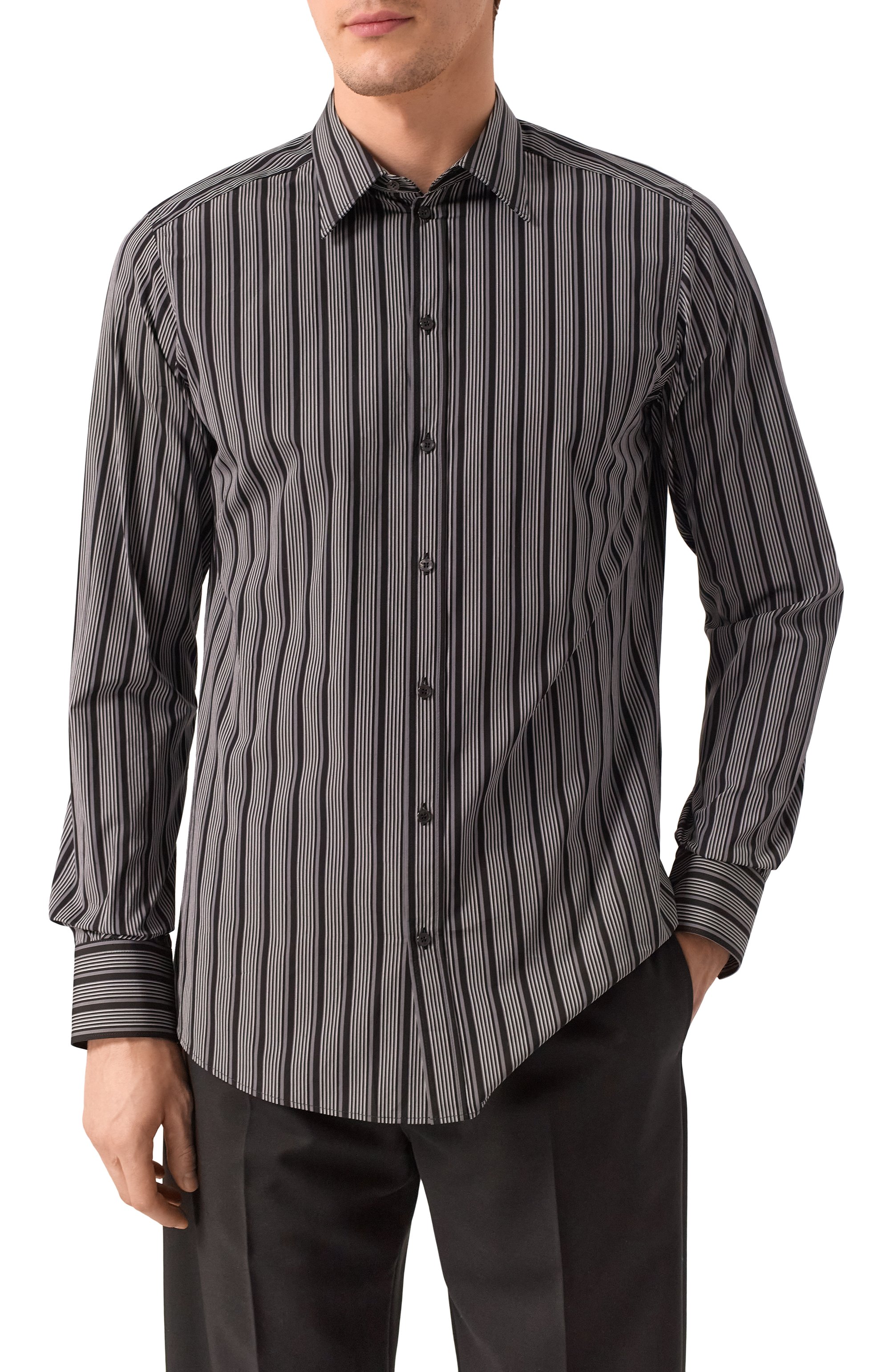 Хлопковая рубашка DOLCE & GABBANA, арт. G5MA2T/FR5X8, фото 3