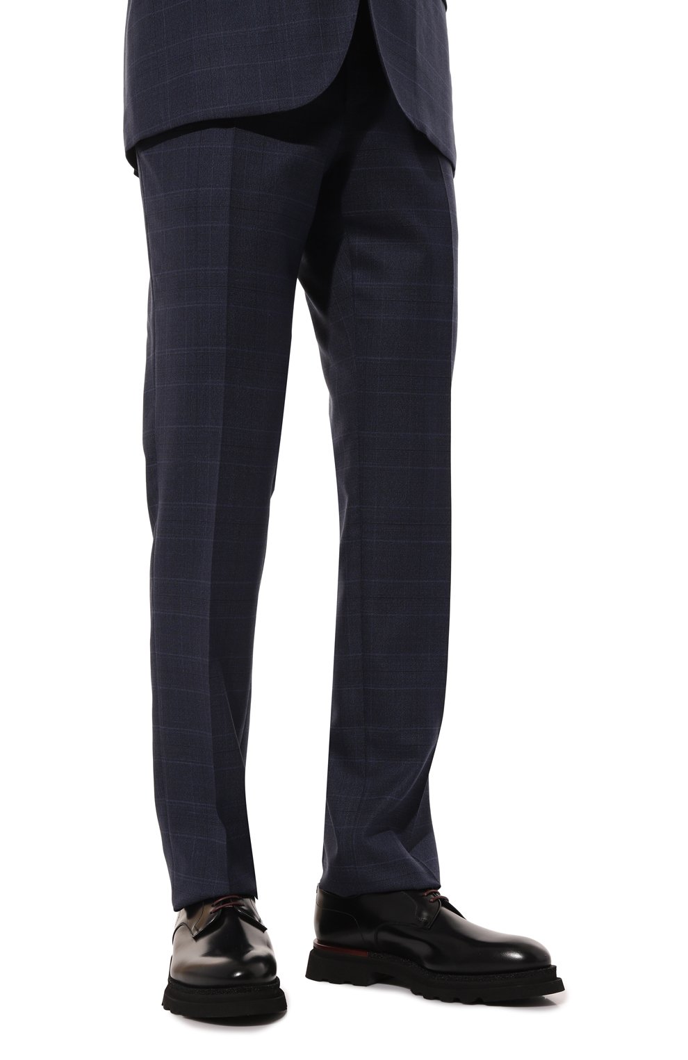 Кожаные дерби W.GIBBS черного цвета по цене 64050 руб., арт. 7467015/R0IS W00LEN, фото 3 Кожаные дерби W.GIBBS, арт. 7467015/R0IS W00LEN, фото 3